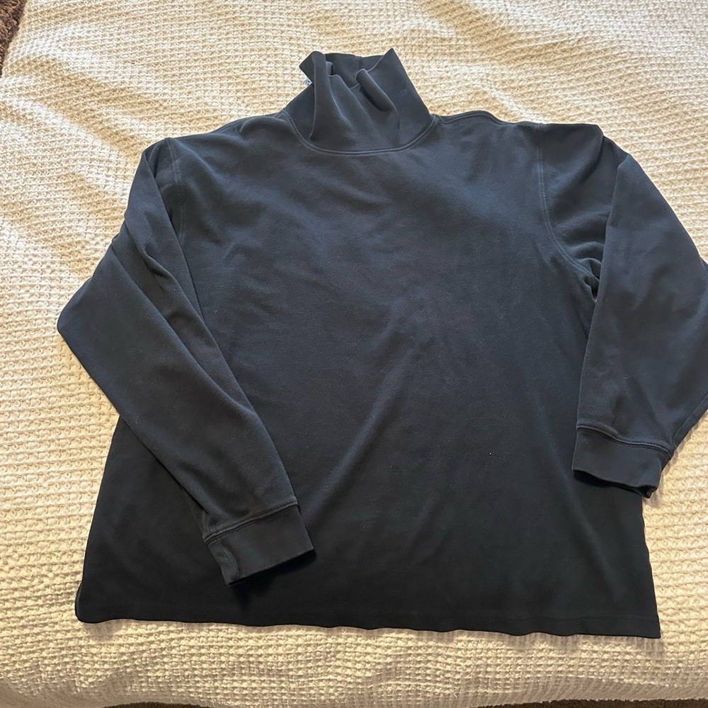 LL Bean Women’s Black Turtleneck Top